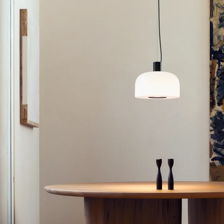 Flos - Bellhop S1 Glass Pendelleuchte, choko