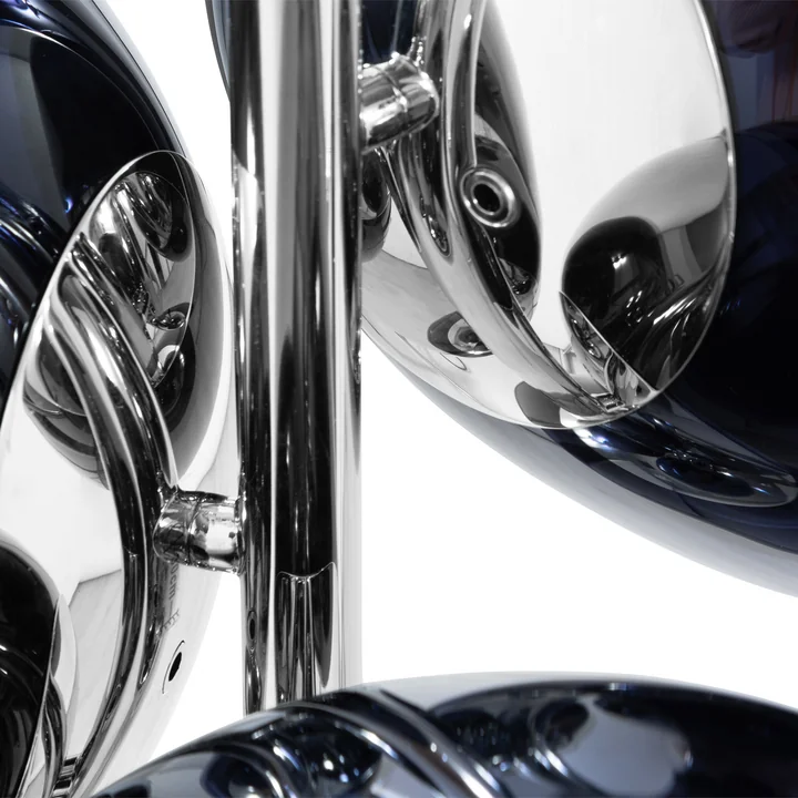 Tom Dixon - Melt Mini LED Kronleuchter, smoke / silber