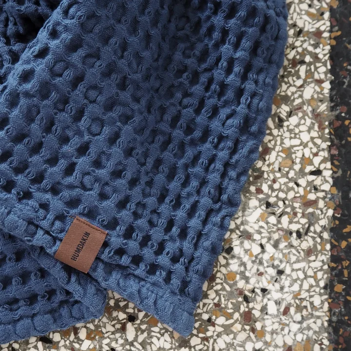 Handtuch mit Waffelstruktur, 55 x 80 cm von Humdakin in ocean