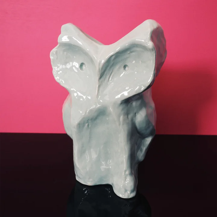 Serax - After Midnight Vase Owl L, hellblau