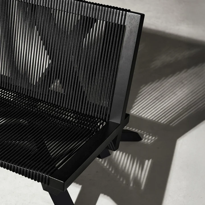 ClassiCon - Volkshaus Lounge Chair, Eiche schwarz gebeizt / schwarz 