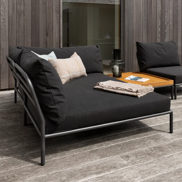 HOUE - Level 2 Cozy Sofa, links, dark grey / charcoal