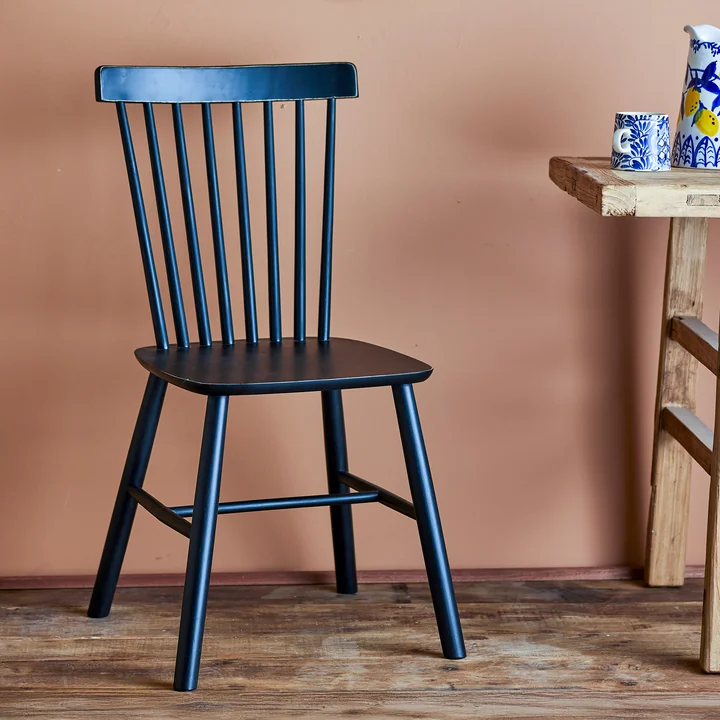 Bloomingville - Mill Stuhl, schwarz