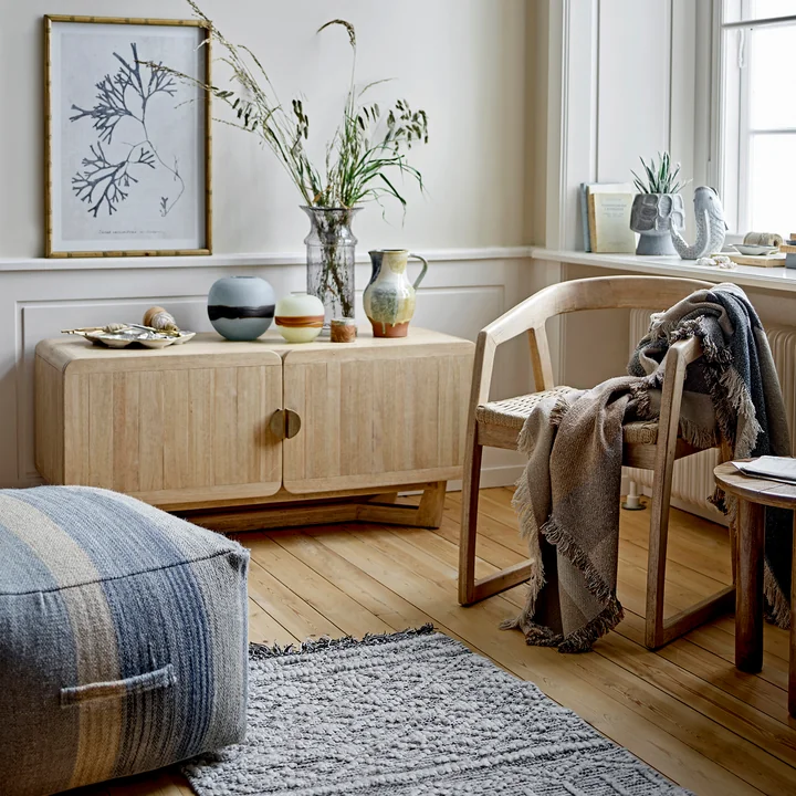 Bloomingville - Serrone Stuhl und Sideboard, natur