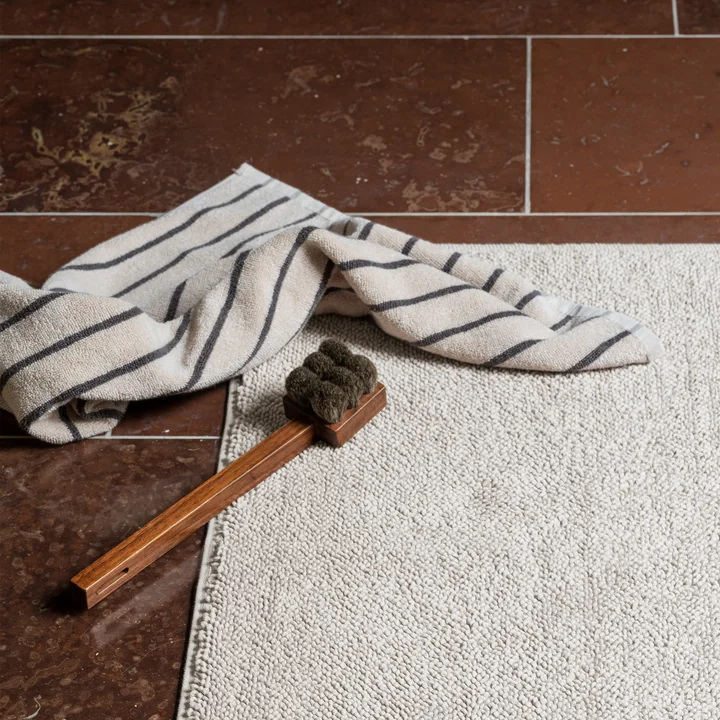 Blomus - Arto Handtuch, moonbeam / magnet