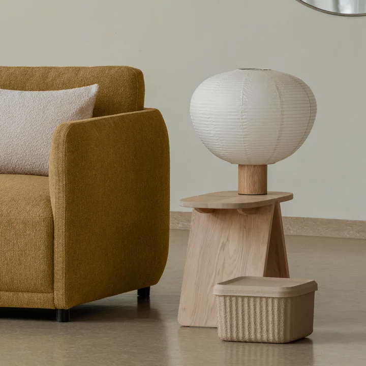 Blomus - Kami Tischleuchte, Ø 46 x 45 cm, Eiche