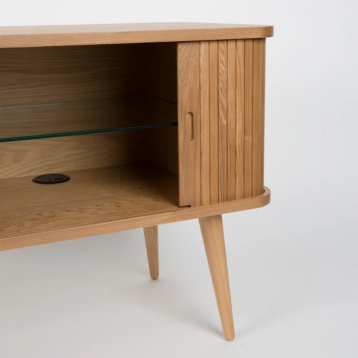 Zuiver - Barbier Sideboard mit Schiebetüren, Esche