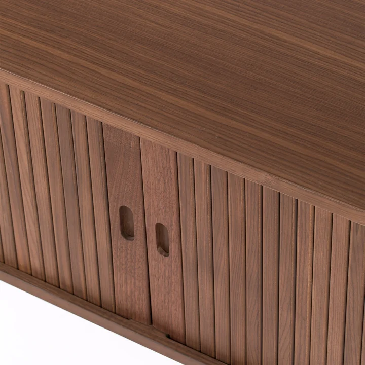 Zuiver - Barbier Sideboard mit Schiebetüren, Walnuss