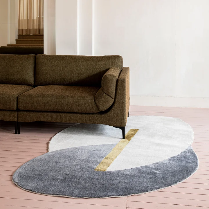 Zuiver - Phila Teppich, 160 x 257 cm, blau