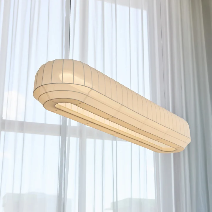 Northern - Tradition LED Pendelleuchte, linear, L 120 cm, off-white