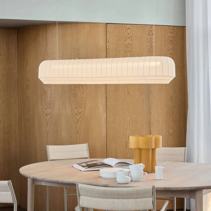 Northern - Tradition LED Pendelleuchte, linear, L 120 cm, off-white