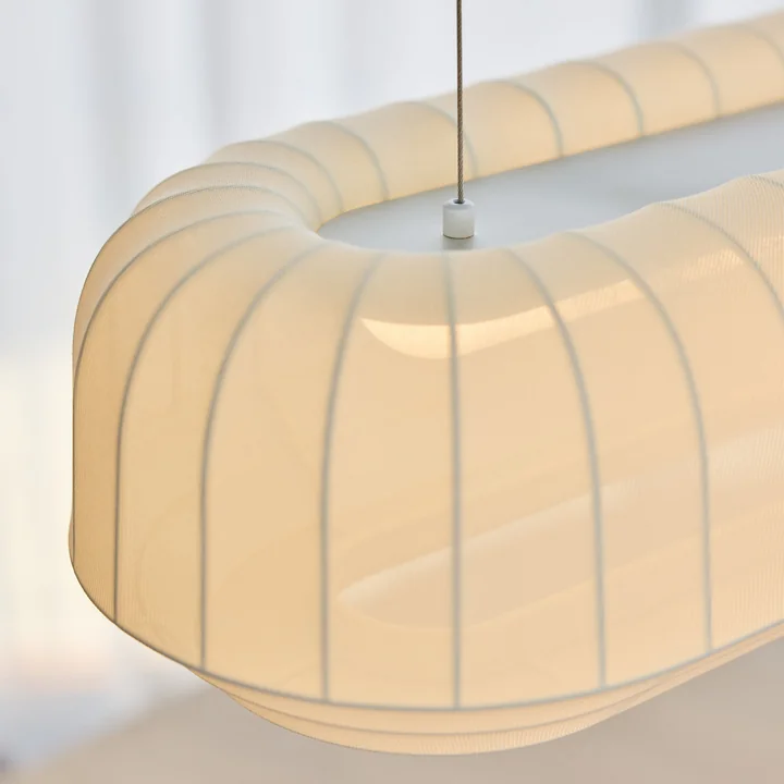 Northern - Tradition LED Pendelleuchte, linear, L 120 cm, off-white