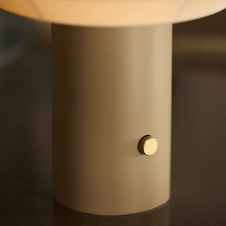 Northern - Tradition Tischleuchte, Ø 29 cm / H 39 cm, offwhite / graubeige