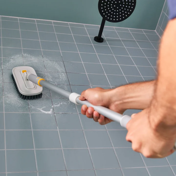 Joseph Joseph - CleanTech Reinigungsset mit Verlängerungsstange, stone