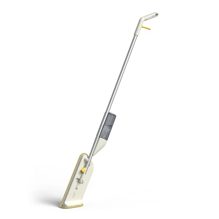 Joseph Joseph - CleanTech Sprühmop mit Scheuerschwamm, light stone