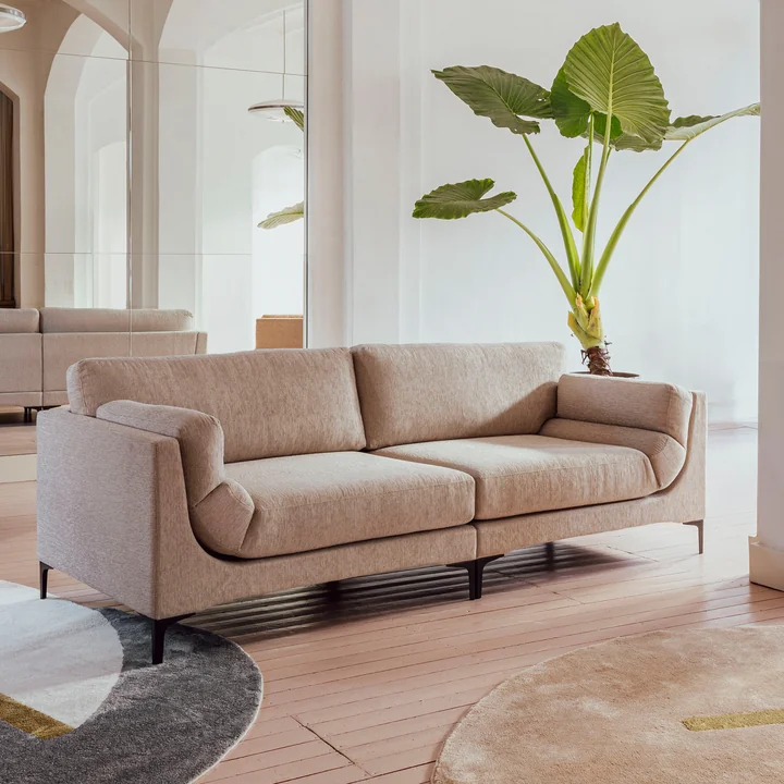 Zuiver - Balcony Sofa, 3-Sitzer, beige