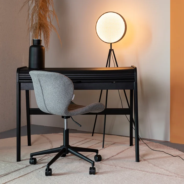 Zuiver - Barbier Schreibtisch, schwarz