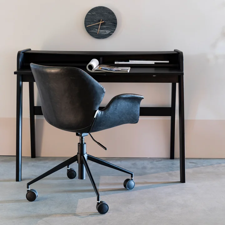 Zuiver - Barbier Schreibtisch, schwarz