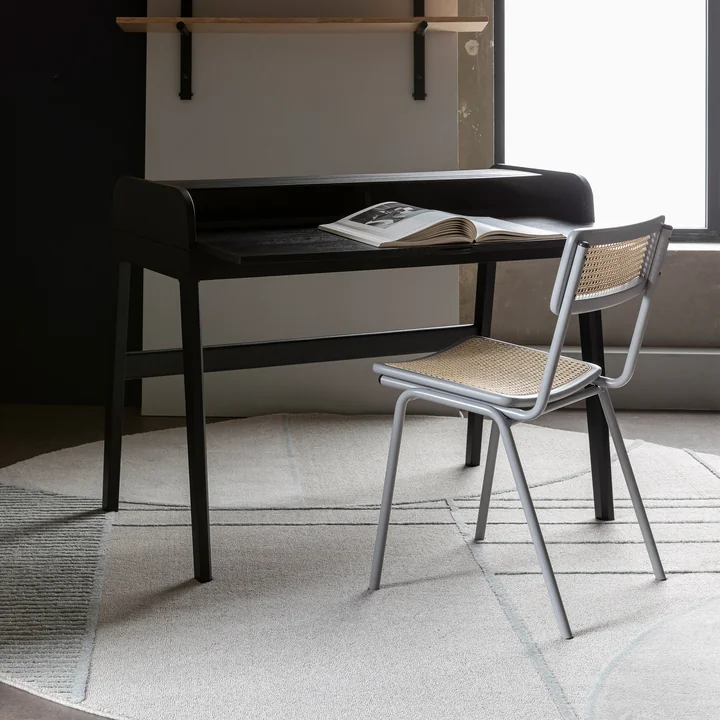 Zuiver - Barbier Schreibtisch, schwarz