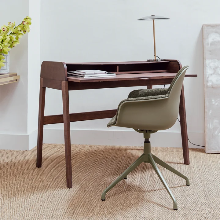 Zuiver - Barbier Schreibtisch, Walnuss