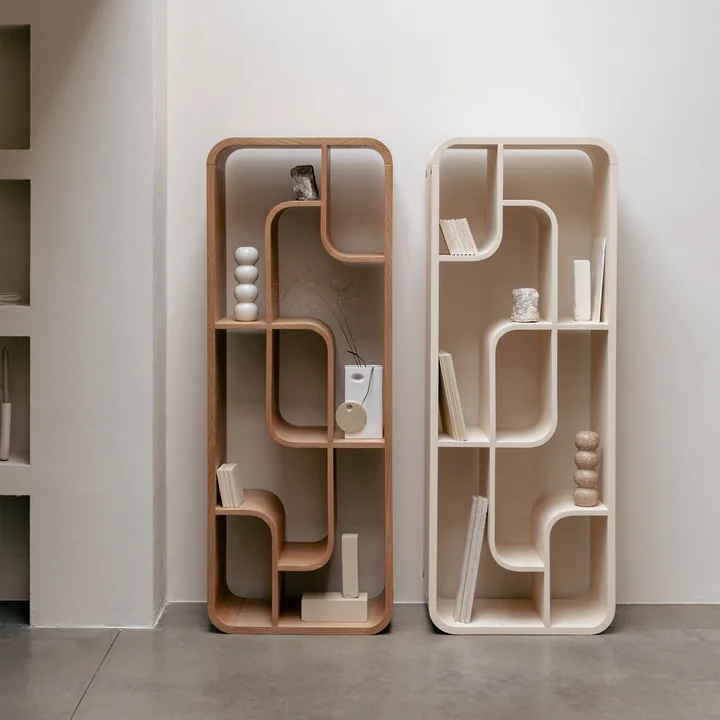 Zuiver - Seven Regal, Eiche natur und beige