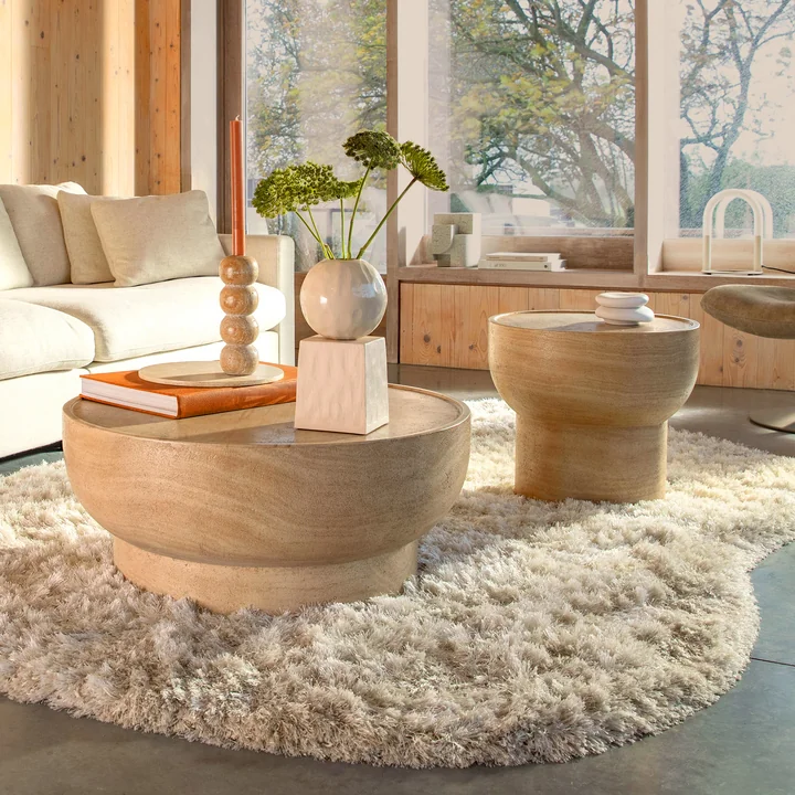 Zuiver - Noble Couchtisch und Beistelltisch, beige