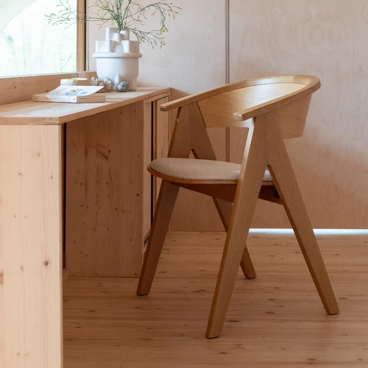 Zuiver - NDSM Armlehnstuhl, Eiche natur