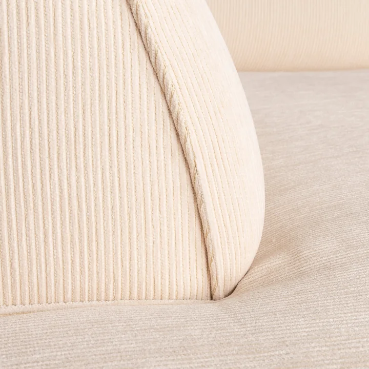 Zuiver - Fat Freddy Rib Ecksofa, natural