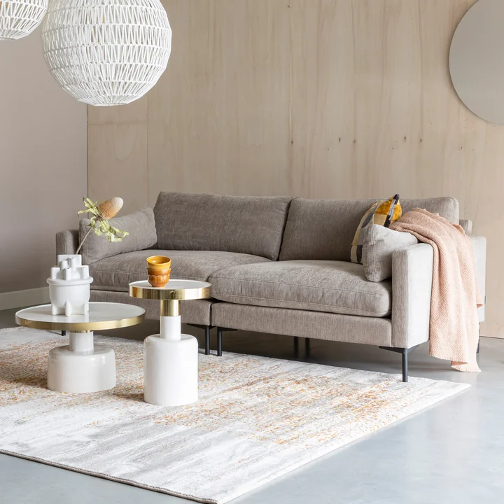 Zuiver - Summer 3-Sitzer Sofa, latte