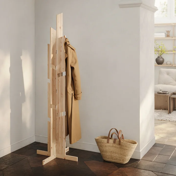 Karup Design - Keeper Garderobenständer, H 186 cm, Kiefer natur