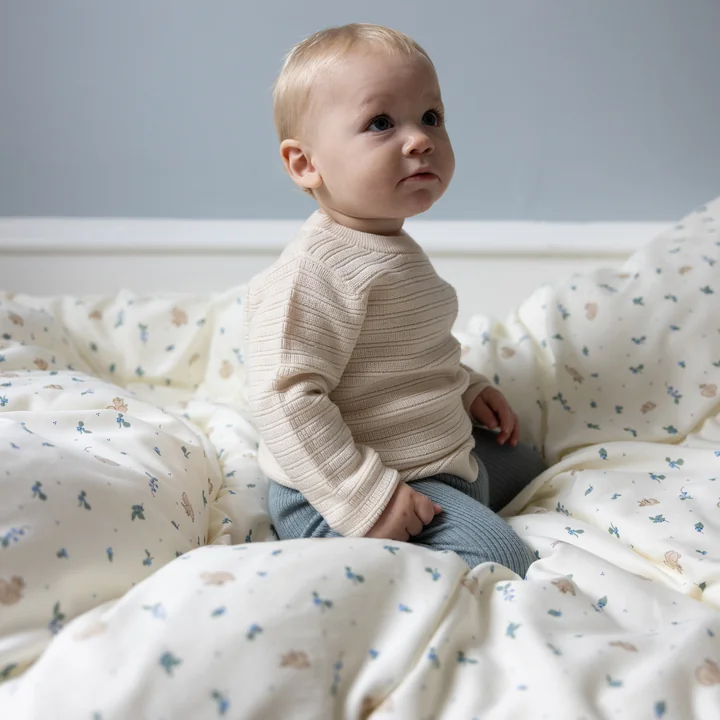 Cam Cam Copenhagen - Junior Bettwäsche, 100 x 140 cm, blueberries