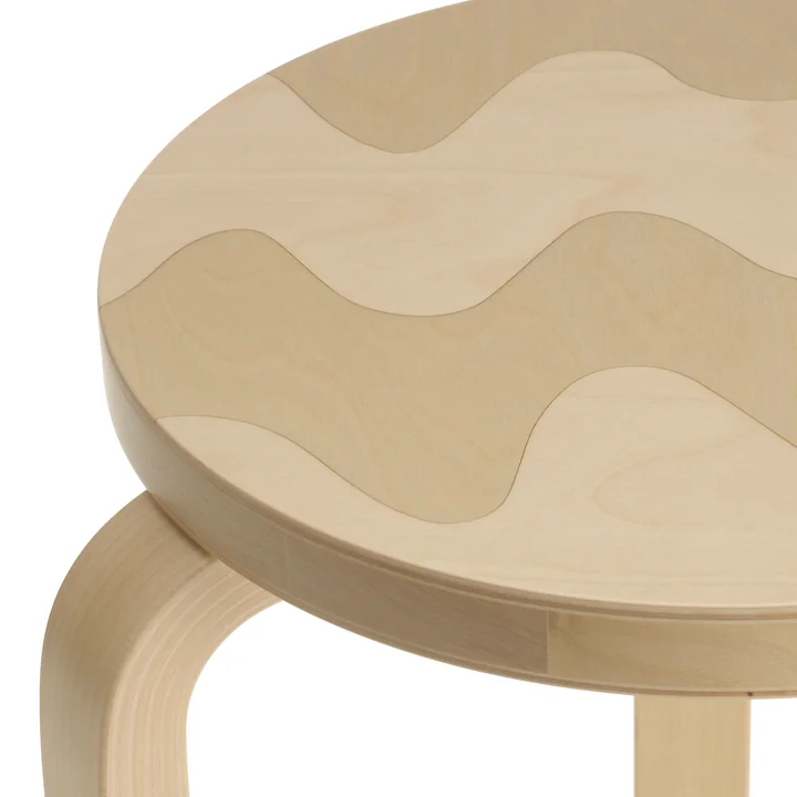 Artek - 60 Hocker, lokki, Birke natur