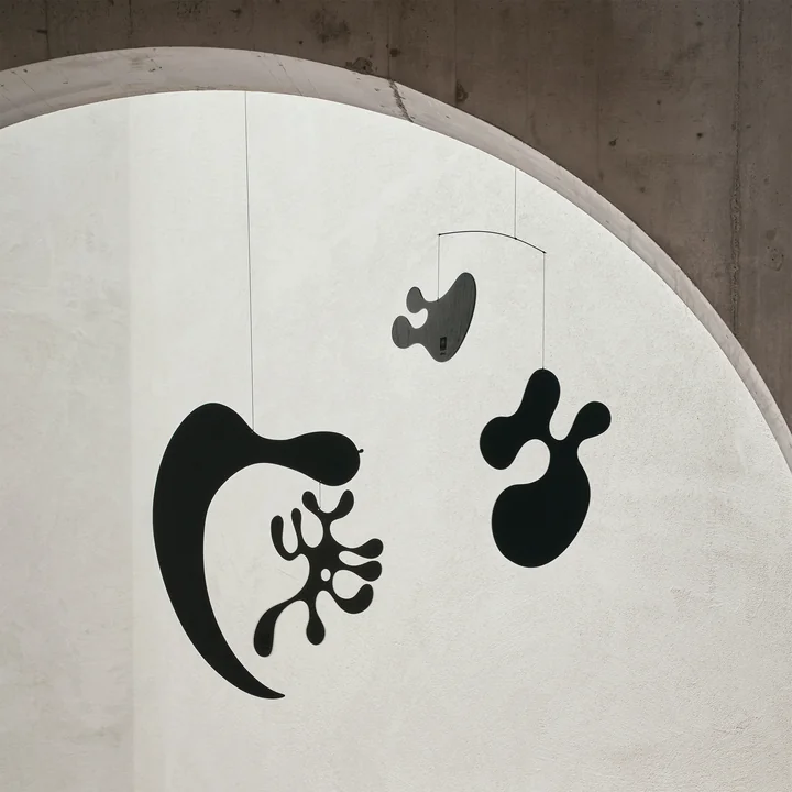 Vitra - Eames Plywood Mobile, Model AL und C, schwarz