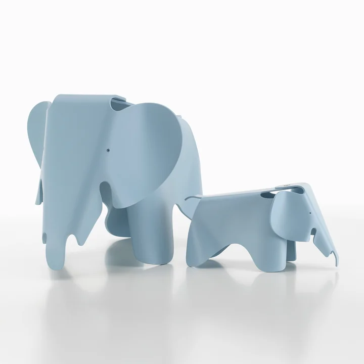 Vitra - Eames Elephant RE, groß und klein, sky blue