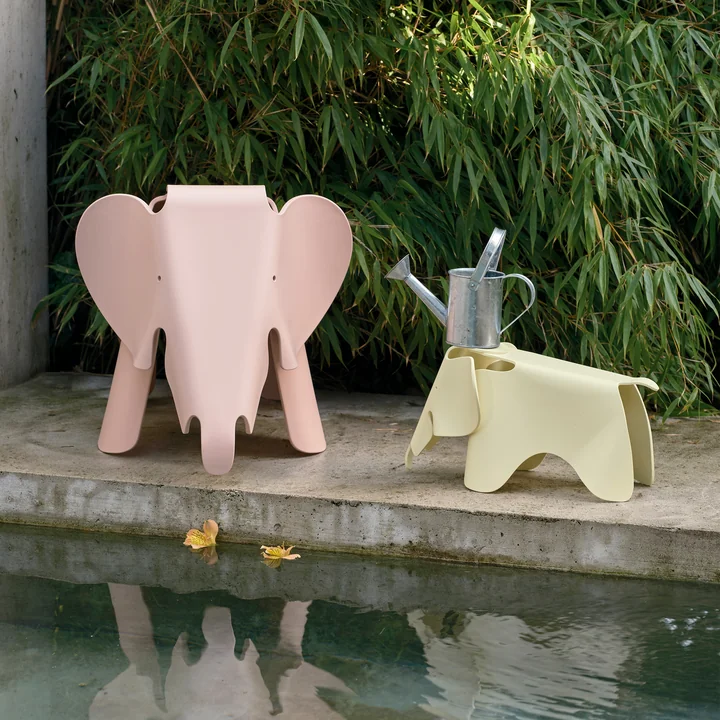 Vitra - Eames Elephant RE, pale rose und canary