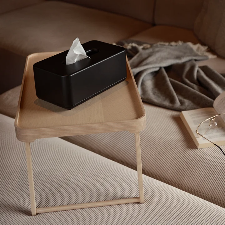 Zone Denmark - Ume Taschentuchbox, 25,6 x 14 x 10,7 cm, schwarz