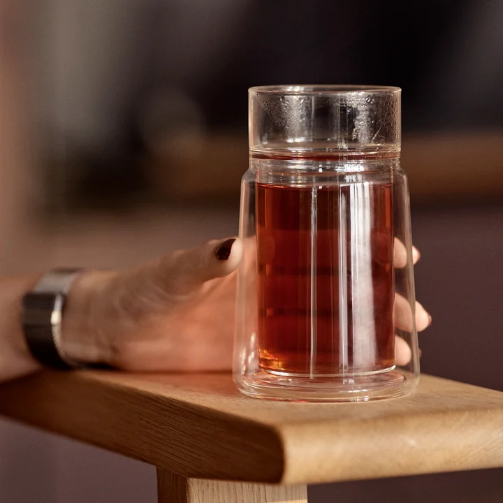 Jacob Jensen - Thermo-Doppelwandglas, large, 33 cl, klar