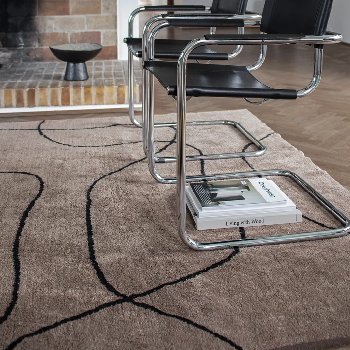 Mette Ditmer - Shadow Teppich, 140 x 200 cm, braun