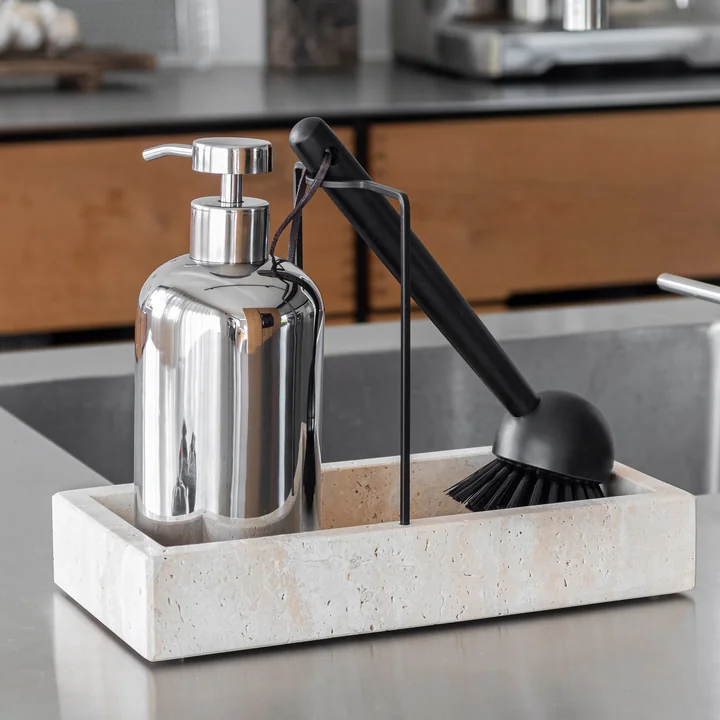 Mette Ditmer - Lotus Seifenspender, H 18 cm, chrom