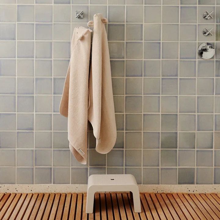 LIEWOOD - Albert Babyhandtuch mit Kapuze, Polarbär, sandy