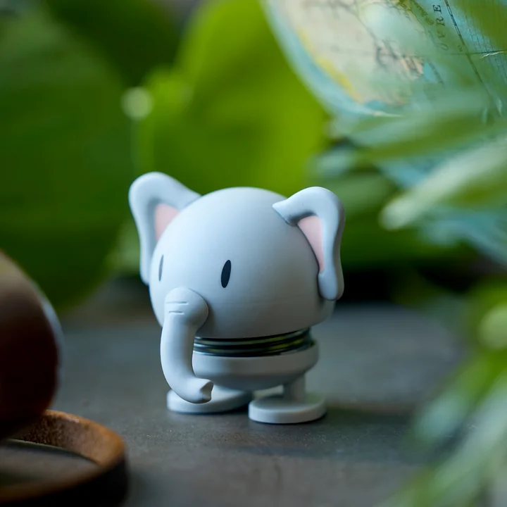 Hoptimist - Soft Elephant, Small, grau