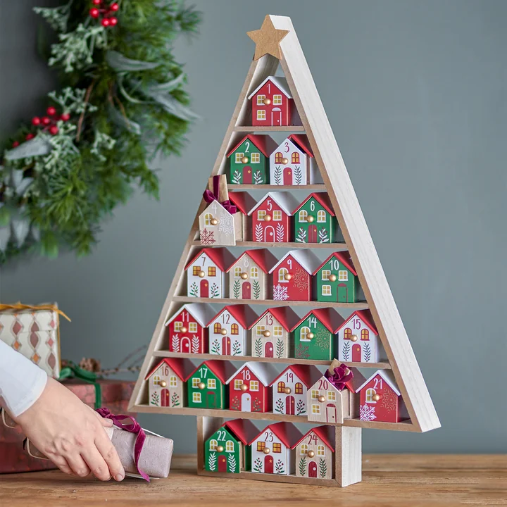 Bloomingville - Calvin Adventskalender, rot