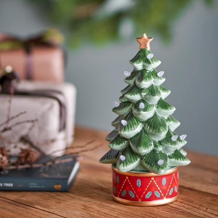 Bloomingville - Fannie Deko-Tannenbaum mit Licht, grün