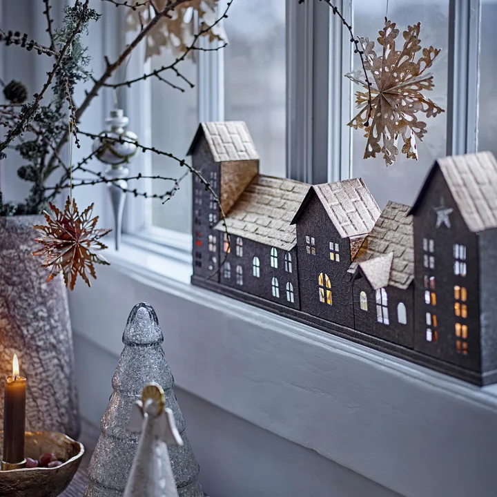 Bloomingville - Noeli Teelichthalter, gold