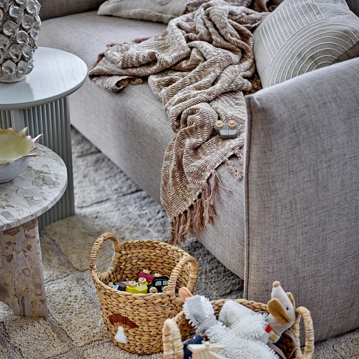 Bloomingville - Okapi Decke, 130 x 160 cm, braun