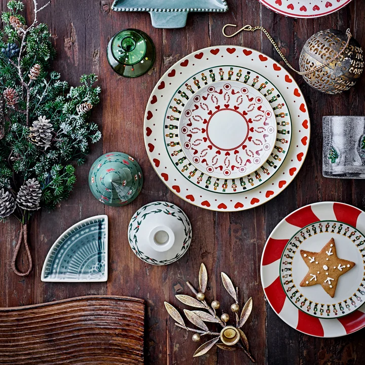 Bloomingville - Yule Steingut-Weihnachtsbäume