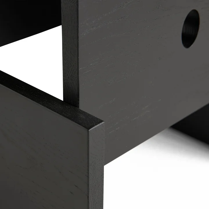 HAY - Woodbox Couchtisch, schwarz