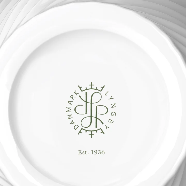 Lyngby Porcelæn - Twist Vase, weiß