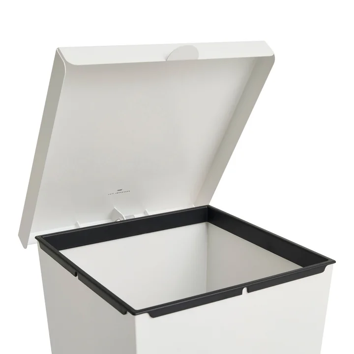 HAY - Loop Mülleimer, 26L, weiß