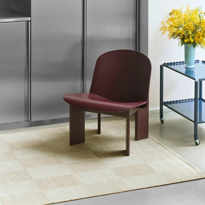 HAY - Check Teppich, 140 x 200 cm, sand S check